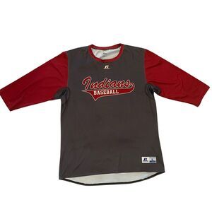 Cleveland Indians Russell Baseball Jersey Pullover Majestic
